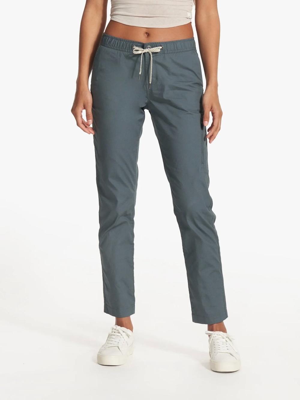 Vuori Women’s Ripstop Pant Lake Grey Blue Size Large